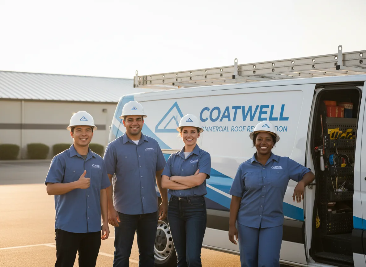 Commercial roof coating company in Strang, OK